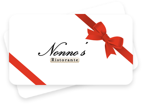 giftcard with Nonno's logo