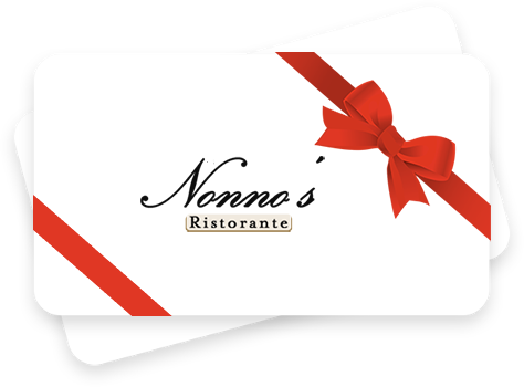 giftcard with nonno's logo